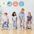 thumbnail image 6 of ECR4Kids Active Storage Wobble Stool, 15in Seat Height, Children's Furniture, Light Grey, 6 of 9
