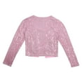 thumbnail image 5 of MAOQHI Women Sequins Blazer Sequin Jacket Casual Long Sleeve Glitter Party Shiny Lapel Cardigan Rave Outerwear Women's Trench Coats Short A-Red XXXL, 5 of 7