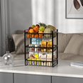 thumbnail image 4 of Fruit Basket for Kitchen Counter,Fruit Bowl,Countertop Organizer for Onion Bread and Snack Storage,Heavy Duty Metal Fruit Stand Holder with Liners (3 Tier), 4 of 6