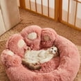 thumbnail image 2 of Matoen Round Donut Cat and Dog Cushion Bed, 20 in Pet Bed for Cats or Small Dogs, Anti-Slip Bottom, Super Soft Durable Fabric Pet Beds, Washable, 2 of 6