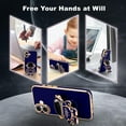 thumbnail image 4 of for iPhone 17 Case, Cute 3D Astronaut Stand with [2 Screen Protector] [Camera Protection] Kickstand Shockproof Bling Silicone Soft Phone Back Cover for Apple iPhone 17 Case, Royal Blue, 4 of 12