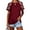 Red Wine, variant on Sherrylily Women T Shirt Camouflage Short Sleeve T-Shirt Tunic Casual Loose Tops