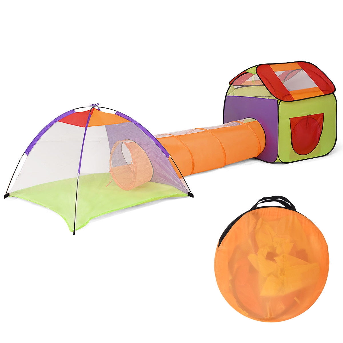 pop up play tent and tunnel