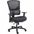 thumbnail image 2 of 24 Hour Big & Tall Mesh Back Chair, Black, Adjustable Arms, High Back, 2 of 4