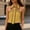 Yellow, variant on Womens Yellow Blouse | Halter Neck with Tie Detail | Preppy Sleeveless Work Top | Contrast Piping, Wrinkle Resistant & Stretch for Office & Summer Casual,Size M