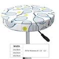 thumbnail image 4 of Haiem Tennis Rackets And Balls Print Cushion Round Bar Chair Seat Cover Bar Chair Cushion Covers Elastic Washable Bar Chair Cover,Protects from Scratches and Stains-13 inch, 4 of 7