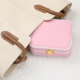 thumbnail image 5 of Unique Bargains Travel Jewelry Box Small Portable PU Leather Jewelry Organizer Case Pink, 5 of 7
