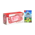 thumbnail image 1 of 2020 New Nintendo Switch Lite Coral Bundle with The Legend of Zelda: Link's Awakening NS Game Disc - 2019 New Game!, 1 of 5