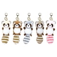thumbnail image 2 of Estudiantes mochila colgante simulación Panda rojo llaveros decoración alivio del estrés llaveros de coche novedades E65D, 2 of 4