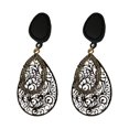 thumbnail image 1 of Pendientes vintage con patrón de gota de agua calado con agujas plateadas ER Brillar Electrónica, 1 of 5