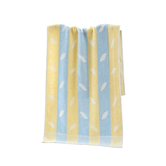 Kyusrd Hand Towels for Bathroom,Cotton Soft Absorbent Decorative Hand Towel for Face Spa Bath Gym Kitchen,Yellow,33x72cm
