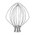 thumbnail image 5 of Dishwasher Safe Wire Whip 6 Wire Whisk Tilt-Head Stand Mixer for Egg, 5 of 5