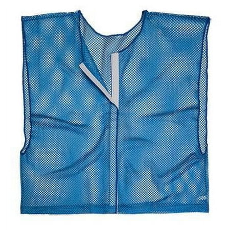 Olympia Sports PC166P Deluxe Velcro- Team-Scrimmage Vest - Blue