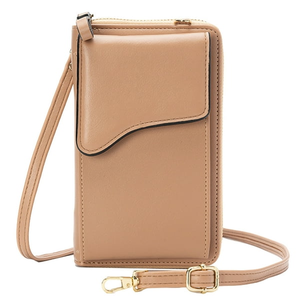 Monedero de cuero para teléfono , bandolera bandolera Cartera Zulema bolso del teléfono celular