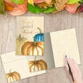 thumbnail image 2 of Tree-Free Greetings Thanksgiving Greeting Card, 5x7, Thankful Pumpkins (GO63066), 2 of 7