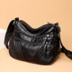 thumbnail image 4 of Bolso de hombro de piel sintética para mujer, moda 2024, bolsos de color liso, bolsos de mujer, bolsos de diseñador con múltiples cremalleras, bolso cruzado para mujer, 4 of 5