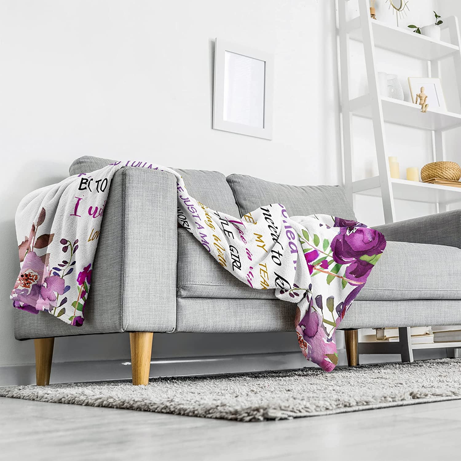 Gifts for Mom from Daughter Blanket 60\u201d X50\u201d - Mothers Day Birthday Gifts for Mom - Mom Gifts Blanket - Valentines Day Gifts for Mom - Flannel Soft Warm Cozy Throw Blankets for Bed Sofa