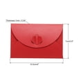 thumbnail image 2 of Unique Bargains Enveloppes Mini à Fermoir Cœur, Porte-Cartes de Rangement, Rouge, Lot de 50, 2 of 5