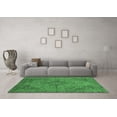thumbnail image 3 of Ahgly Company Indoor Rectangle Abstract Emerald Green Modern Area Rugs, 6' x 9', 3 of 4