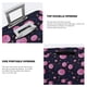 thumbnail image 3 of Balery Pink Planets And Stars Funda de equipaje, fundas para maletas, elástica, lavable, protector de maletas, compatible con maletas de 18 a 32 pulgadas-Medium, 3 of 7