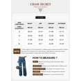 thumbnail image 6 of Chase Secret Women's Ripped Jeans High Waisted Wide Leg Jeans Destroyed Flare Jeans, 6 of 6