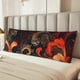 thumbnail image 2 of Balery Fiery Floral Pattern Funda Protectora para Almohada Corporal de Algodón Hipoalergénico con Cierre(55 x 21 pulgadas), Almohadas No Incluidas, 2 of 7