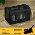 thumbnail image 2 of Conlun Cat Carrier,Soft-Sided Cat Carriers with 4-Sided Mesh,Airline Approved Pet Transport Carrier,Collapsible Cat Travel Carrier-Black, 2 of 9