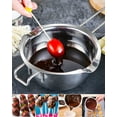thumbnail image 6 of Stainless Steel Double Boiler Pot for Melting Chocolate, Candy and Candle Making (18/8 Steel, 2 Cup Capacity, 480ML), 6 of 7