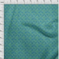 thumbnail image 3 of oneOone Velvet Jewel Green Fabric Batik Dress Material Fabric Print Fabric By The Yard 58 Inch Wide, 3 of 5