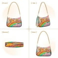 thumbnail image 2 of Tiger in Rainbow CloudsWomen Small Shoulder Bag Crossbody Tote Hobo Bags Purse Clutch Handbags with Chain Strap for Women, 2 of 7