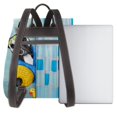 thumbnail image 3 of Balery French Bulldog Dog in a Bathtub Mochila de Cuero para Mujeres, Gran Capacidad, Bolsa de Viaje Multifuncional, Mochila de Cuero y Bolsa de Hombro para Mujeres, 3 of 4