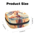 thumbnail image 2 of Horse Mini Plush Sanitary Napkin Pouch - Makeup Bag, Period Bags for School, Small Travel Toiletry Bag for Women - 4.7x6.6x6.6 in, 2 of 6