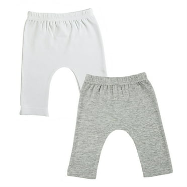 Unisex 100% Cotton Infant Pants - 2 Pack Small
