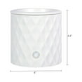 thumbnail image 5 of Mainstays Electric Diamond Ceramic Wax Melt Warmer, 18-Watt, White, 5 of 5