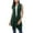 AG896# Army Green, variant on Women's Front Draped Cardigan Women Blouse Vest Hem Asymmetric Open Sleeveless Coat Casual Outdoor Comfort Daily Wear