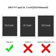 thumbnail image 5 of Mignova iPad 10.2 inch Screen Protector, 9H Hardness HD Clear Tempered Glass Screen Protector for iPad 10.2 Inch Tablet 2019 Release(2 Pack), 5 of 7
