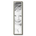 thumbnail image 2 of ArtToFrames 6x25" Silver with Stained Grey Picture Frame, Silver Wood Poster Frame, with Regular Acrylic and 2 (FBPL-4767), 2 of 7