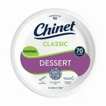 Chinet Classic Dessert Plate 6 3/4" - 70ct