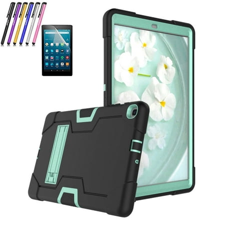 Mignova for Samsung Galaxy Tab A 10.1 SM-T515/T510 2019 Release,Heavy-Duty Drop-Proof and Shock-Resistant Rugged Hybrid case (with Built-in Stand)+Screen Protector and