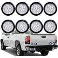 thumbnail image 6 of Astra Depot 16pcs LED 4" White Round Backup Reverse Lights Grommet Pigtail Kit for Truck Trailer Tractor, 6 of 6