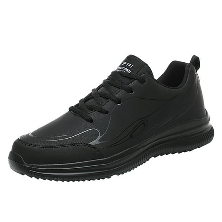

Fsqjgq Stretcher Men Fashion Men Waterproof Mountaineering Casual Sport Shoes Lace Up Solid Color Running Breathable Soft Bottom Shoes Organizers and Storage Men Black 41