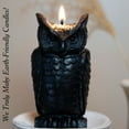 thumbnail image 4 of Sunbeam Candles 100% Beeswax Black Wise Owl | 50-Hour Burn Time | Made in USA, 4 of 5