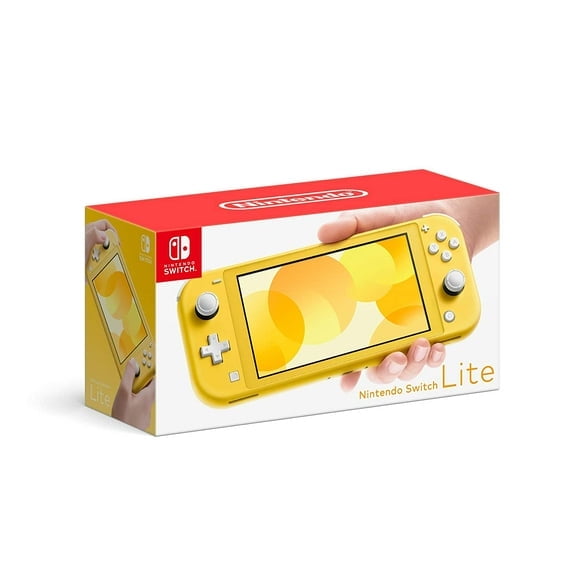 Restored Nintendo Switch Lite Handheld Gaming Console, Yellow, 32GB (Refurbished)