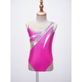 thumbnail image 3 of iEFiEL Girls Sleeveless Shiny Rhinestone Dance Leotard Bronzing Cloth Ice Skating Gymnastics Bodysuit Costume, 3 of 7