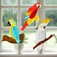 thumbnail image 2 of 6 piezas de pájaros tropicales, panal, loro, hawaiano, verano, playa, fiesta, hogar, aula, decoraciones colgantes (loro) Namotu WMZL-1556, 2 of 7