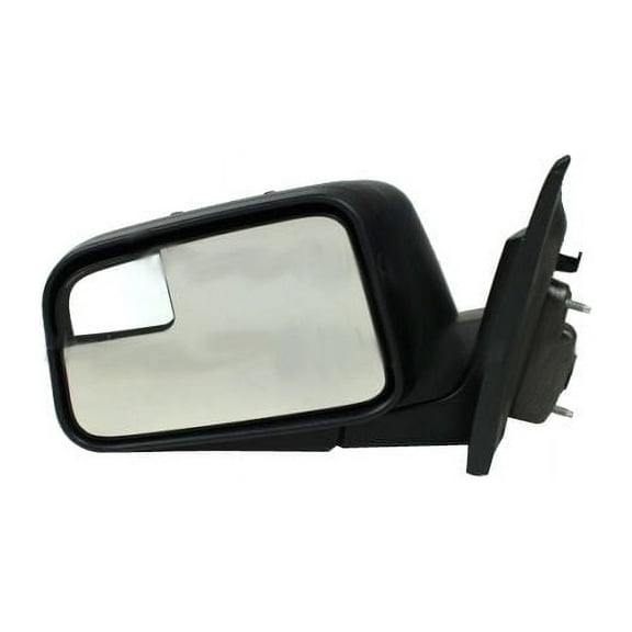 Left Driver Side Power Mirror - Textured Cover - with Blind Spot Glass - Compatible with 2009 - 2011 Ford Edge 2010