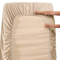 thumbnail image 4 of Juego de sábanas y funda de edredón tamaño king de 7 piezas, incluye funda de edredón, sábana plana, sábanas ajustables, 2 fundas de almohada y 2 fundas de almohada - Juego de cama completo de lujo, 4 of 5