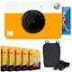 Kodak Ensemble d'Appareils Photo Instantanés avec Papier Photo Zink 100-Pack & Case (Jaune) – image 1 sur 6
