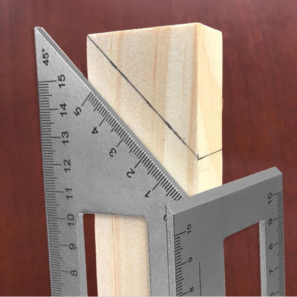 Multifunction Square 45/90 Degree Gauge Angle Ruler Measuring Woodworking Tools