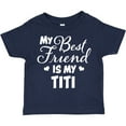 thumbnail image 3 of Inktastic My Best Friend is My Titi with Hearts Boys or Girls Toddler T-Shirt, 3 of 5